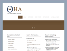 Tablet Screenshot of ohaconsulting.com